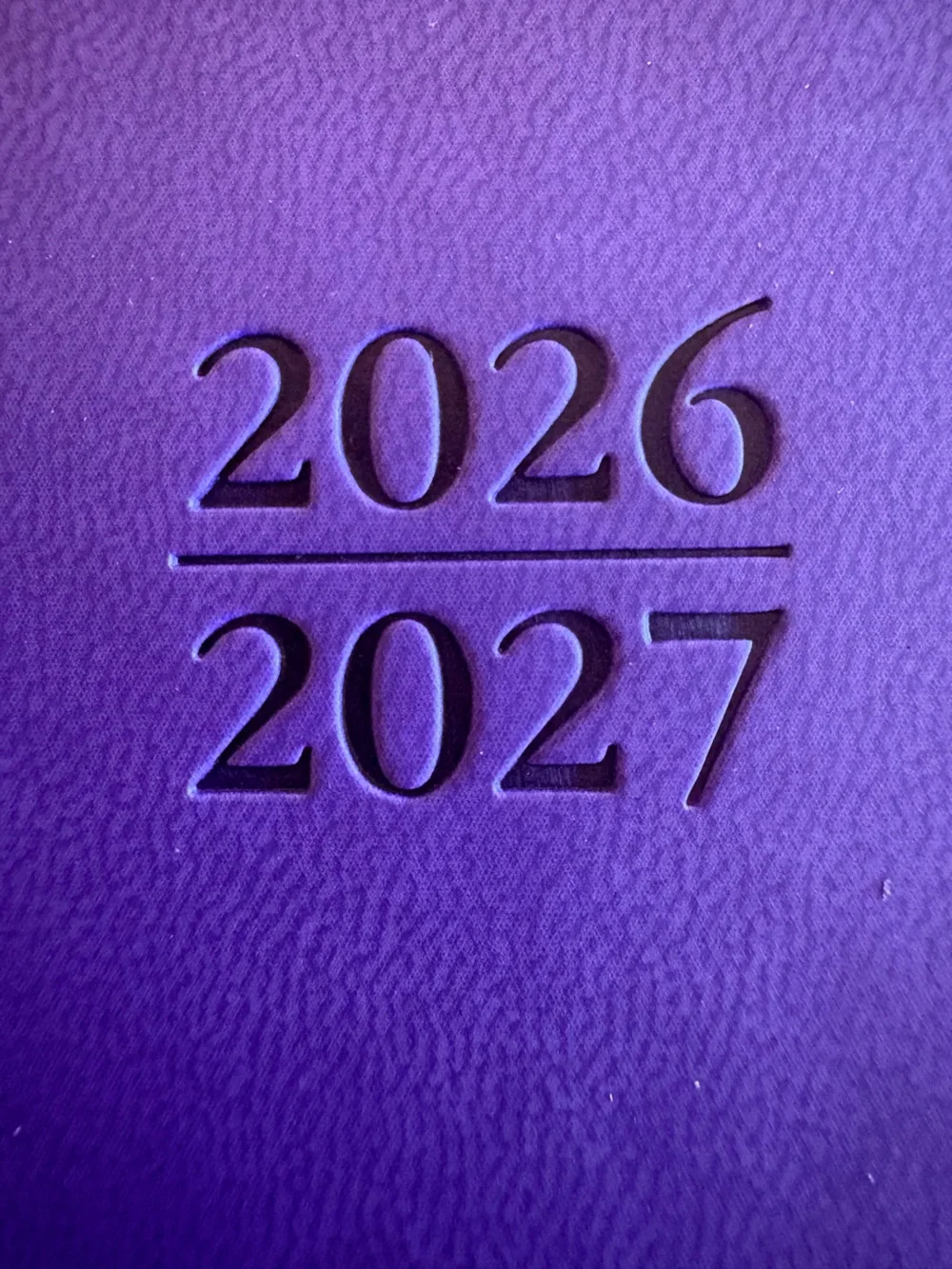 Poprun NWT Purple 18-Month Large Monthly Planner (Jul 2026 - Dec 2027) 8.5”x 10.